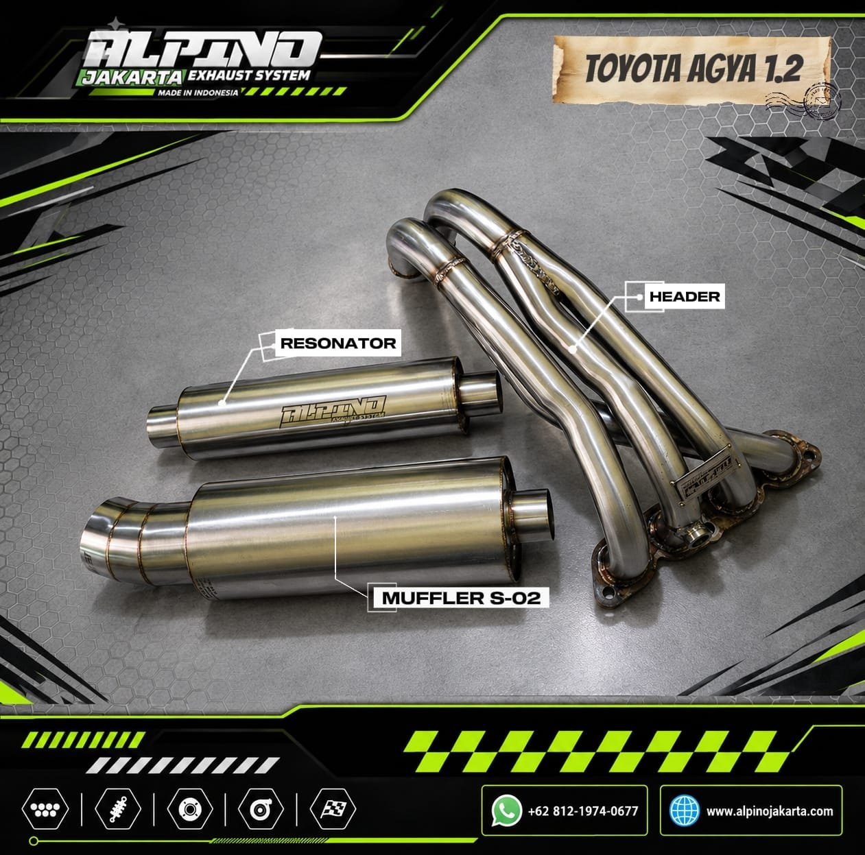 Knalpot Agya 1.2